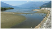 lago di Como a secco